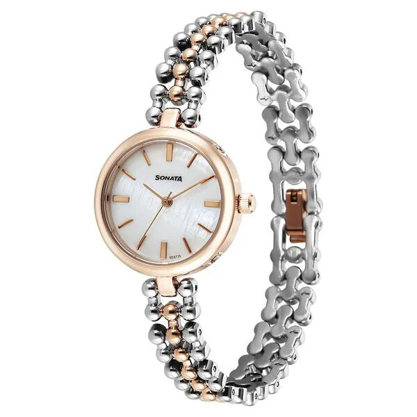 Sonata Festive Quartz Analog Watch For Women 87117km01 - KRISHNA WATCH COMPANY
