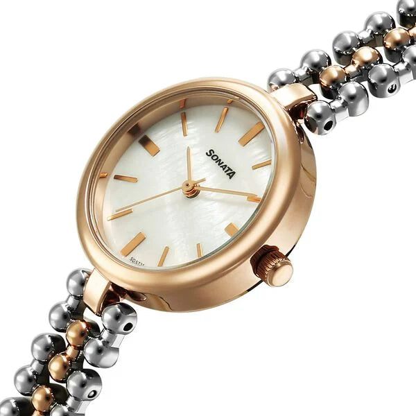 Sonata Festive Quartz Analog Watch For Women 87117km01 - KRISHNA WATCH COMPANY