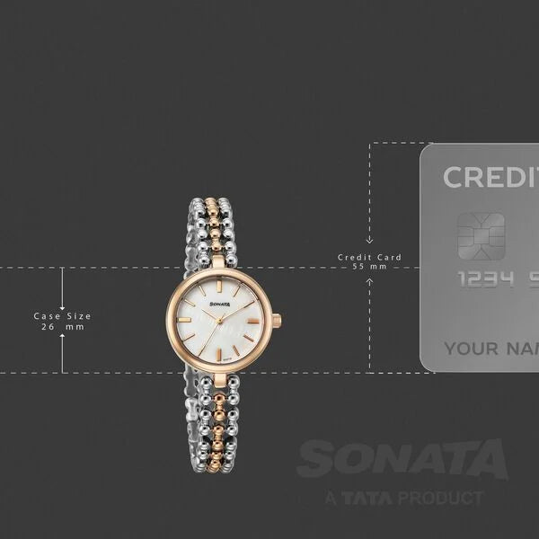 Sonata Festive Quartz Analog Watch For Women 87117km01 - KRISHNA WATCH COMPANY