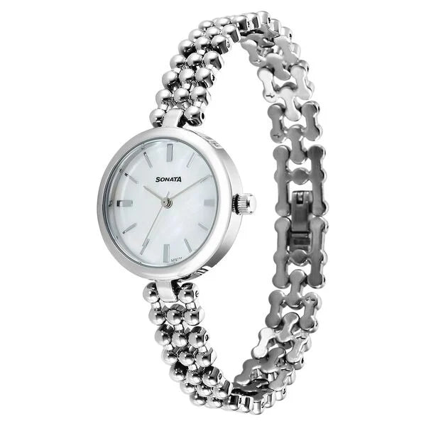 Sonata Festive Quartz Analog Watch For Women 87117sm01 - KRISHNA WATCH COMPANY