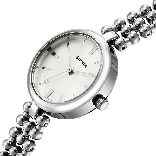 Sonata Festive Quartz Analog Watch For Women 87117sm01 - KRISHNA WATCH COMPANY