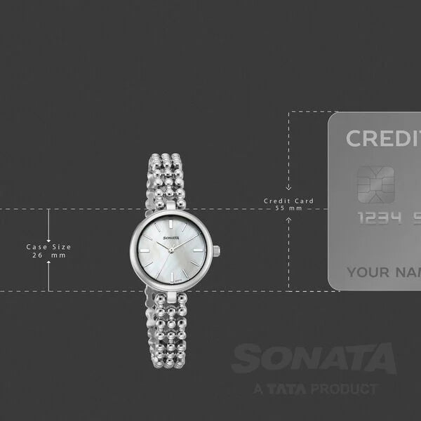 Sonata Festive Quartz Analog Watch For Women 87117sm01 - KRISHNA WATCH COMPANY