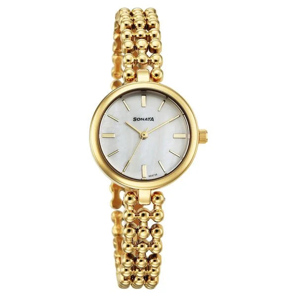 Sonata Festive Quartz Analog Watch For Women 87117ym01 - KRISHNA WATCH COMPANY