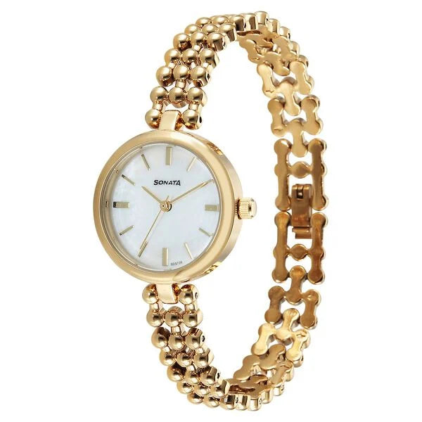 Sonata Festive Quartz Analog Watch For Women 87117ym01 - KRISHNA WATCH COMPANY