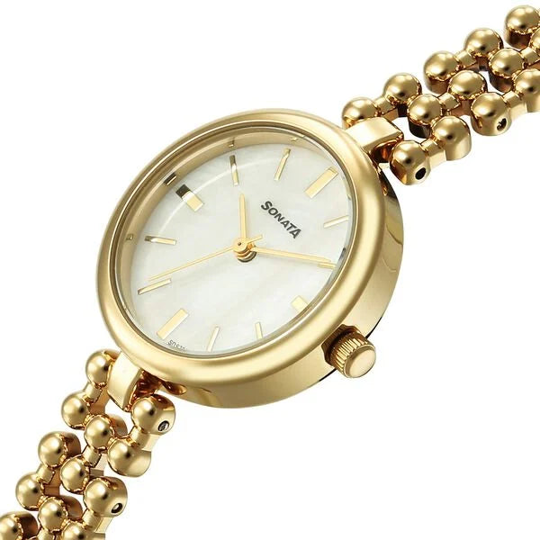 Sonata Festive Quartz Analog Watch For Women 87117ym01 - KRISHNA WATCH COMPANY