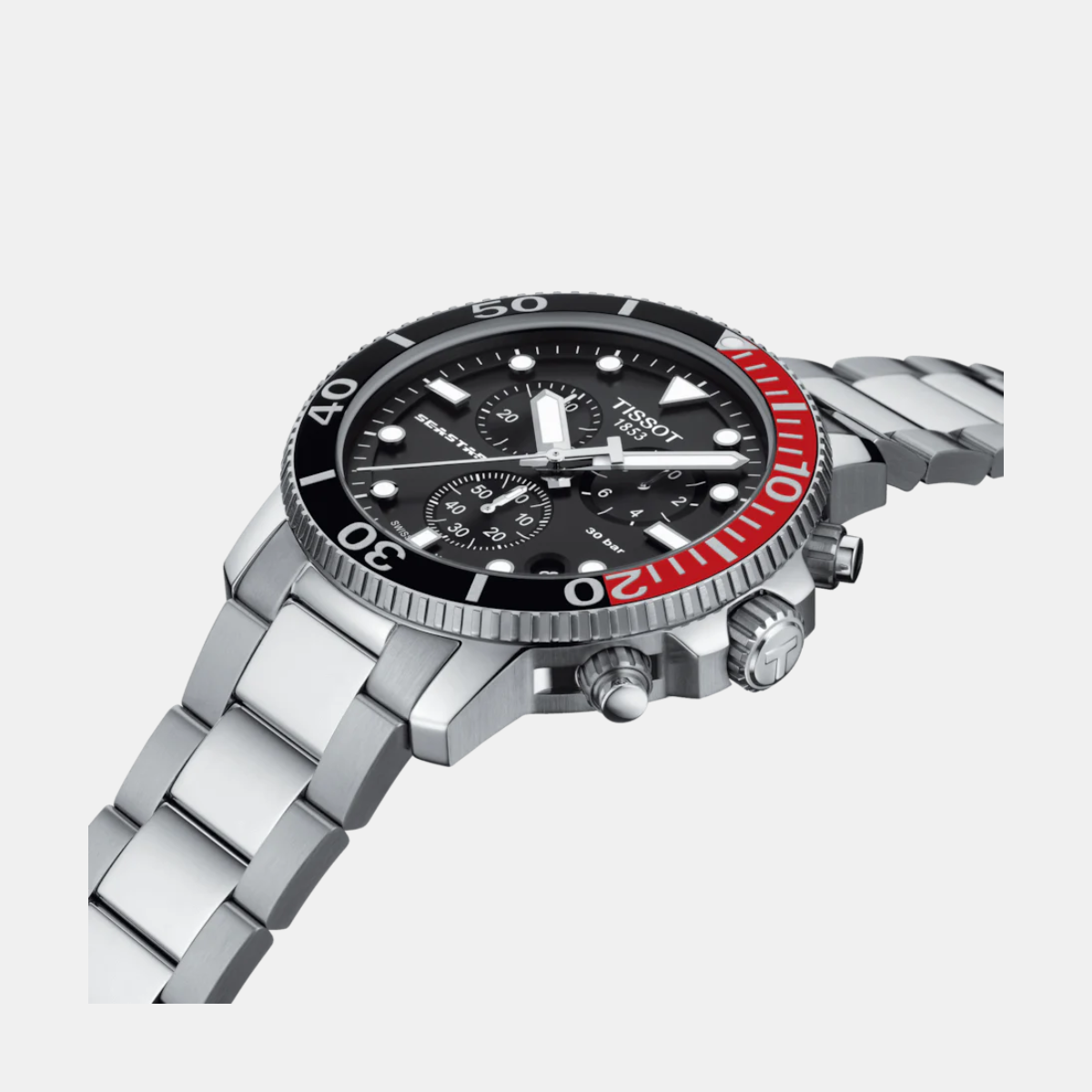 TISSOT Seastar 1000 Men's Chronograph Stainless Steel Watch T1204171105101 - KRISHNA WATCH COMPANY