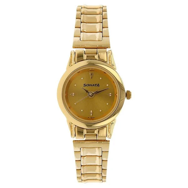 Sonata Quartz Analog Watch for Women - 8925YM02W - KRISHNA WATCH COMPANY