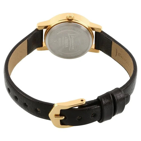 Sonata Quartz Analog Watch for Women - 8976YL01W - KRISHNA WATCH COMPANY