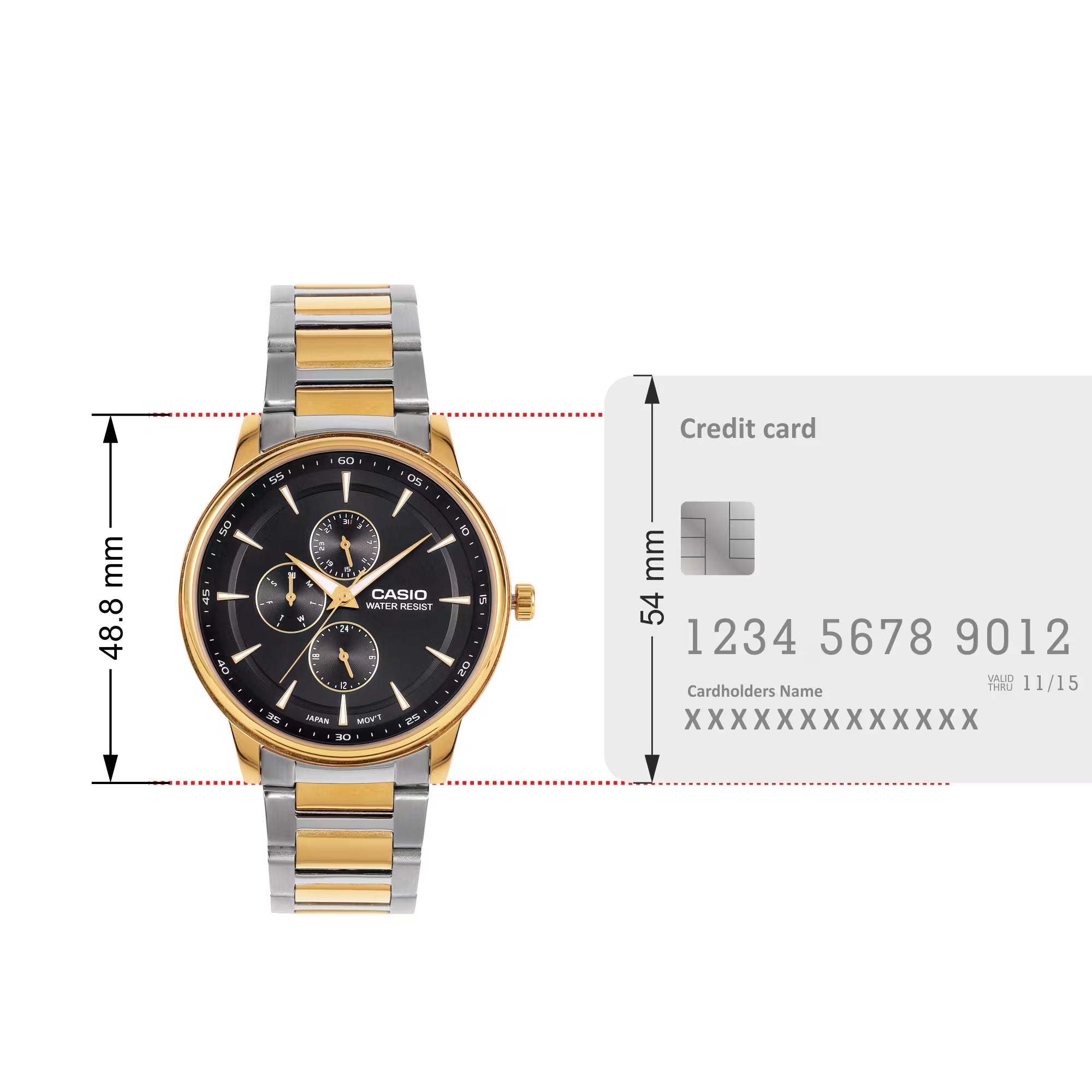 Casio Enticer Men MTP-SN3KSG-1A - A2459 - KRISHNA WATCH COMPANY