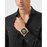 Philipp Plein Black Hexagonal Dial Automatic Men Watch - PWJFA0625