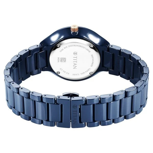 Titan Regalia Ceramics Quartz Watch For Men 90014kc04 - KRISHNA WATCH COMPANY