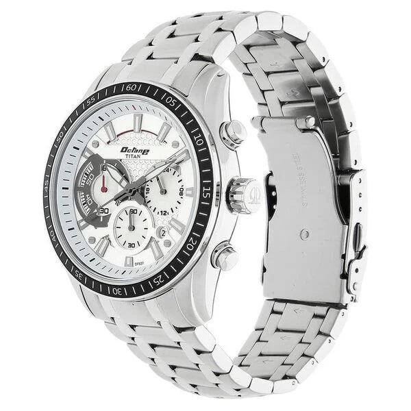 Titan Octane Quartz Chronograph Watch For Men - 90077KM01 - KRISHNA WATCH COMPANY