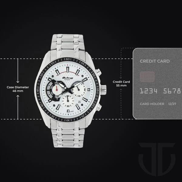 Titan Octane Quartz Chronograph Watch For Men - 90077KM01 - KRISHNA WATCH COMPANY