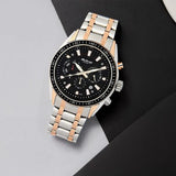 Titan Octane Black Chronograph watch for Men 90077km03