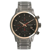 Titan Octane Black Dial Stainless Steel Strap Watch - 90086KM03