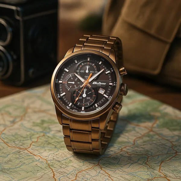 Titan Octane Primal Quartz Chronograph Watch For Men - 90086km09 - KRISHNA WATCH COMPANY