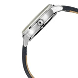 Titan Automatic Silver Dial Black Leather Strap Watch for Men 90110sl01 - KRISHNA WATCH COMPANY
