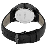 Titan Light Leathers Blue Quartz Multifunction Leather Strap watch for Men 90125QL01 - KRISHNA WATCH COMPANY