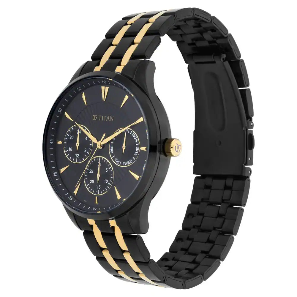 TITAN Regalia Opulent Stainless Steel Watch - 90127KM01 - KRISHNA WATCH COMPANY