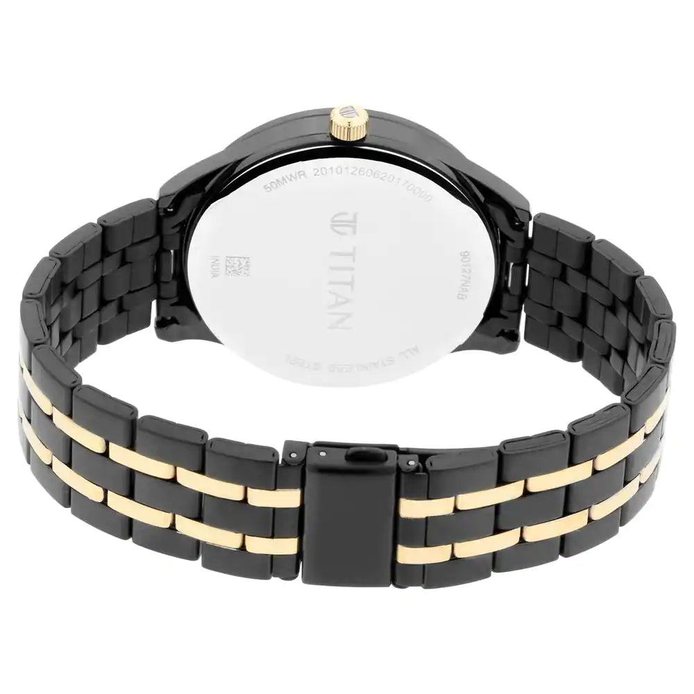 TITAN Regalia Opulent Stainless Steel Watch - 90127KM01 - KRISHNA WATCH COMPANY