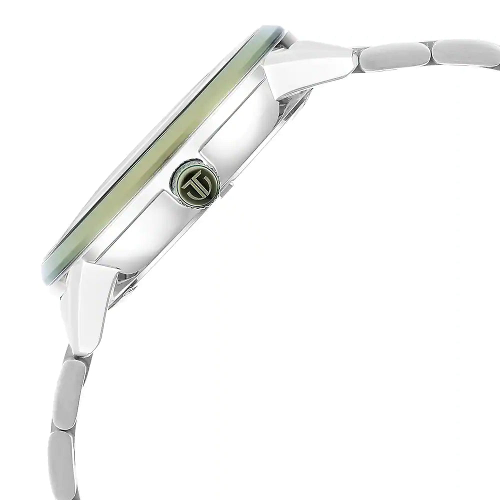 Titan Urban Magic Green Dial Stainless Steel Strap Watch 90133KM01 / NS90133KM01 - KRISHNA WATCH COMPANY