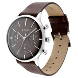 TITAN Light Leathers Watch with Brown Dial & Brown Leather Strap 90134SL02