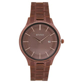 Titan Classique Slimline Brown Dial Stainless Steel Strap Watch 90142QM05