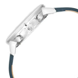 Titan Infinity Display Silver Dial Leather Strap Watch 90146SL01