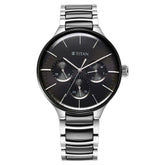 Titan Ceramic Fusion Black Dial Multifunction Watch 90148KD01