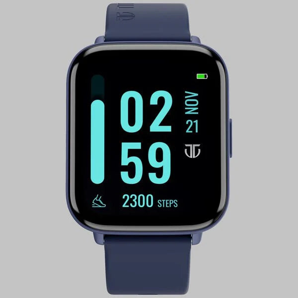 Titan Smart 2 Watch Silicone Blue Strap watch for Unisex 90155ap02 - KRISHNA WATCH COMPANY
