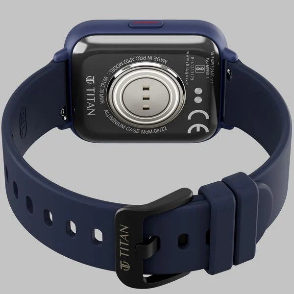 Titan Smart 2 Watch Silicone Blue Strap watch for Unisex 90155ap02 - KRISHNA WATCH COMPANY