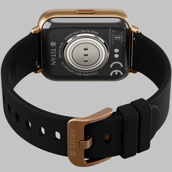 Titan Smart 2 Watch Silicone Black Strap watch for Unisex 90155ap04 - KRISHNA WATCH COMPANY