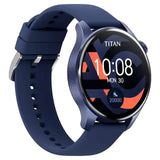 Titan Talk- Touch Screen Watch with Blue Strap, BT Calling, AI- Voice Assistant, and Amoled Display 90156AP04 - KRISHNA WATCH COMPANY