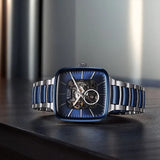 Titan Ceramic Automatic Square Watch for Men - 90175KD02