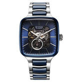 Titan Ceramic Automatic Square Watch for Men - 90175KD02