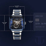 Titan Ceramic Automatic Square Watch for Men - 90175KD02 - KRISHNA WATCH COMPANY