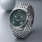 Titan Micromotors Green Dial Watch for Men 90179sm01