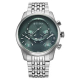 Titan Micromotors Green Dial Watch for Men 90179sm01
