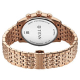 Titan Micromotors Rose Gold dial Watch for Men 90179wm01 - KRISHNA WATCH COMPANY