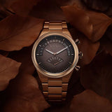 Titan Micromotors Brown Dial Watch for Men 90180qm01