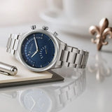 Titan Micromotors Blue Dial Watch for Men 90180sm01