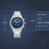 Titan Micromotors Blue Dial Watch for Men 90180sm01