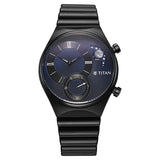 Titan Micromotors Blue Dial Watch for Men 90181nm01