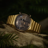 Titan Micromotors Khaki Dial Watch for Men 90181qm01