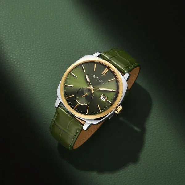 Titan Classique Suave Analog Watch for Men 90189bl01 - KRISHNA WATCH COMPANY