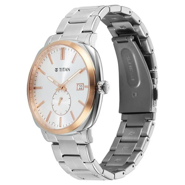 Titan Classique Suave Analog Watch for Men - 90189KM04 - KRISHNA WATCH COMPANY