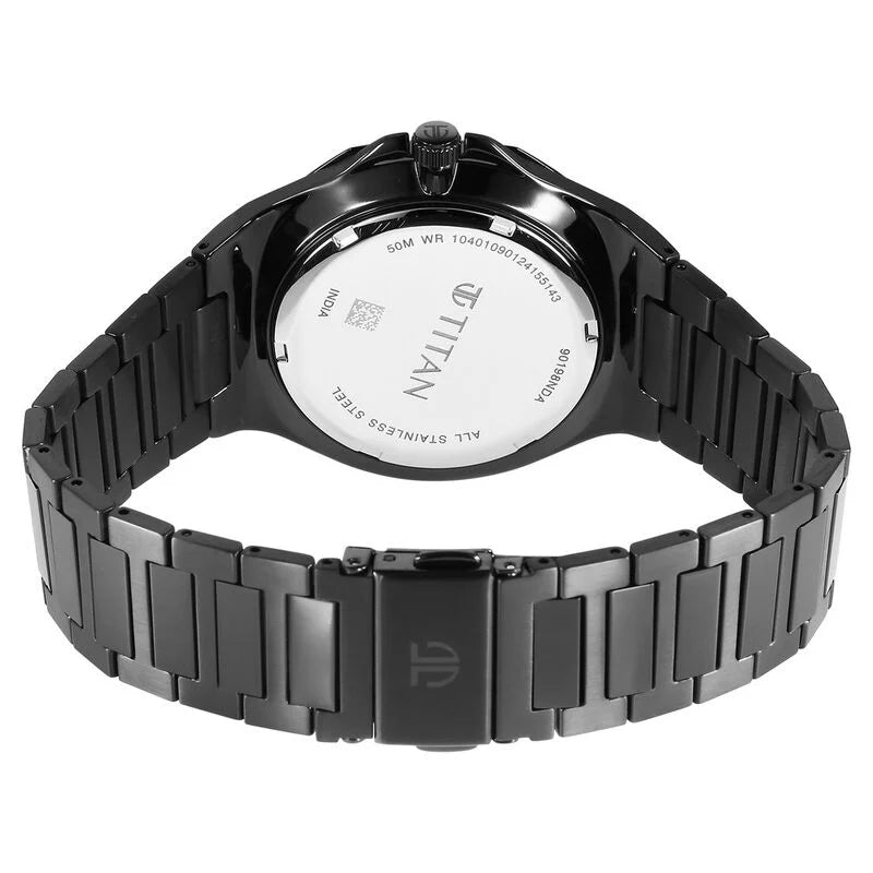 Titan Classic Slim Multifunction Quartz Watch For Men - 90198NM01 - KRISHNA WATCH COMPANY