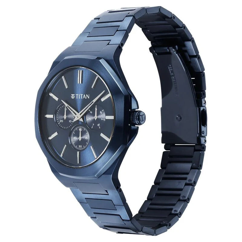 Titan Classic Slim Watch For Men - 90198QM01 - KRISHNA WATCH COMPANY