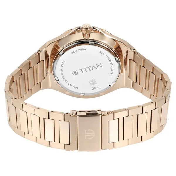 Titan Classic Slim Multifunction Quartz Watch For Men - 90198WM01 - KRISHNA WATCH COMPANY