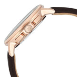 Titan Light leathers Multifunction Brown Dial Leather Strap Watch For Men 90200wl01